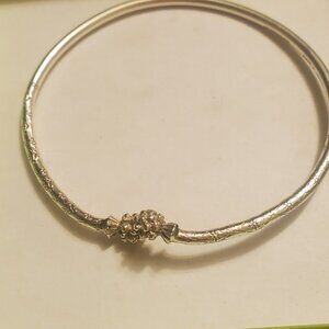 Sterling Silver Vintage West Indies bangle bracelet